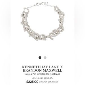 Kenneth Jay Lane x Brandon Maxwell necklace